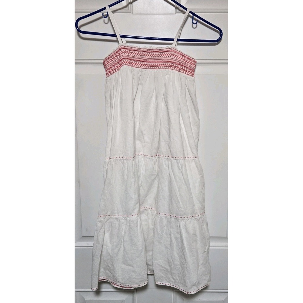Gap Kids Dress Girls Size XL 12 White Red‎